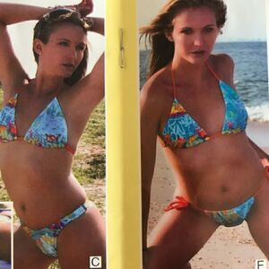 5 piece sexy thong bikini set